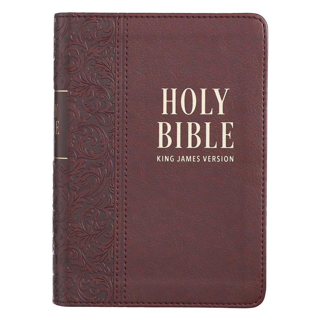 KJV Large Print Compact Bible, Brown