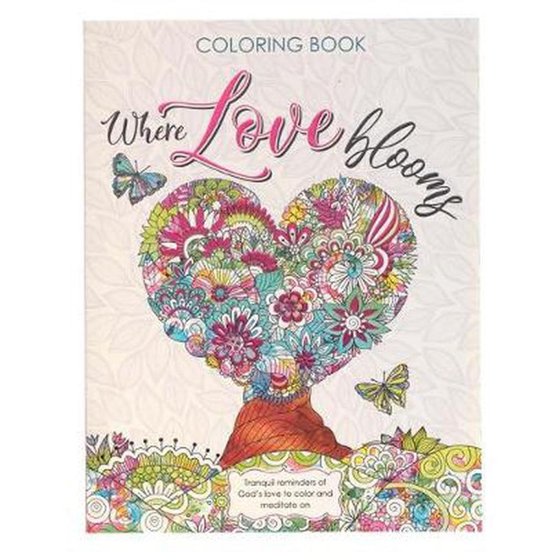 Where Love Blooms Colouring Book