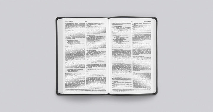 ESV Value Thinline Bible, Trutone, Charcoal, Celtic Cross - Re-vived