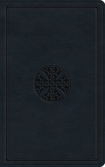 ESV Large Print Value Thinline Bible, TruTone, Navy - Re-vived