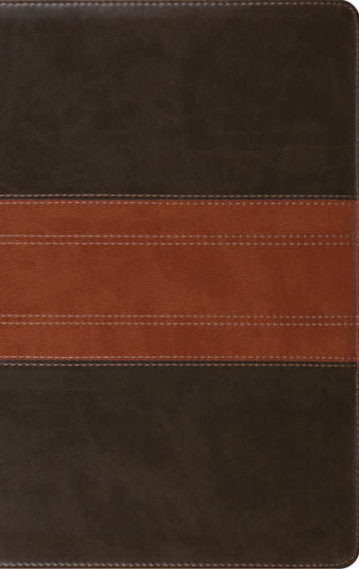 ESV Large Print Personal Size Bible, Forest/Tan - Re-vived
