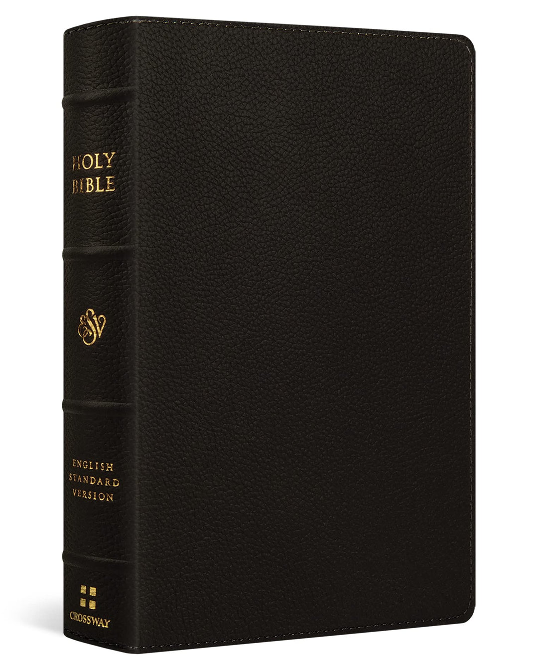 ESV Large Print Personal Size Bible, Buffalo Leather, Brown - Re-vived