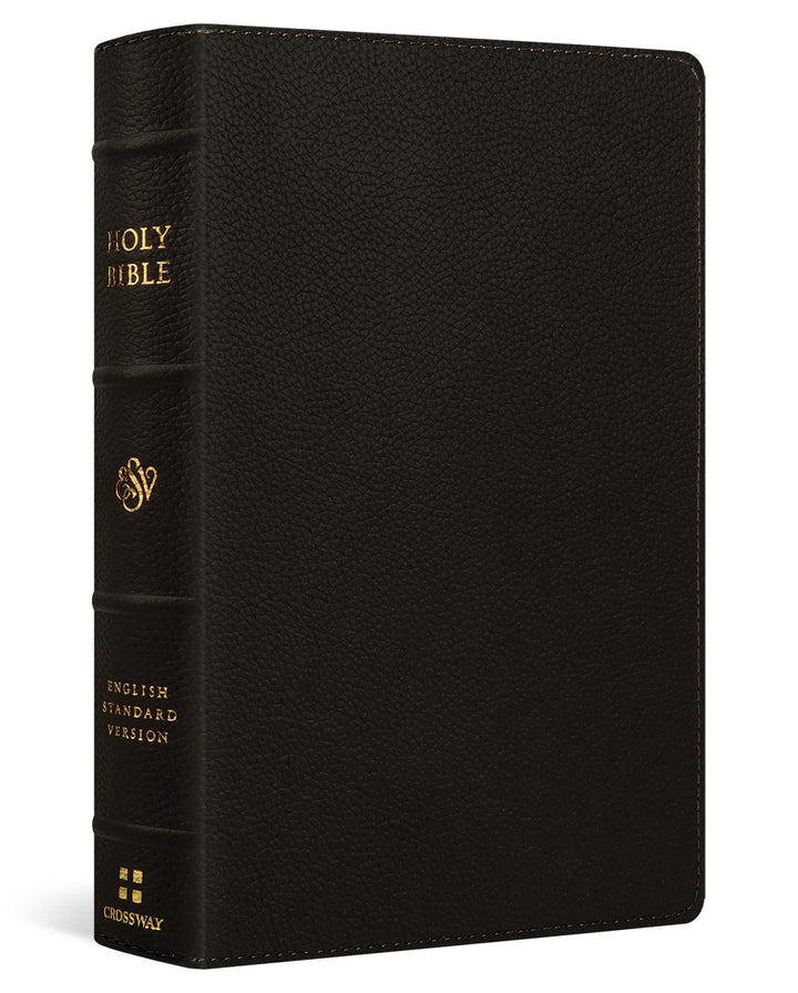 ESV Large Print Personal Size Bible, Buffalo Leather, Brown - Re-vived