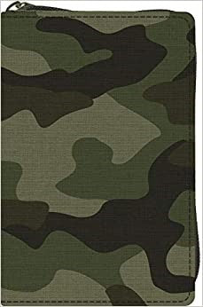 ESV Compact Bible, Canvas with Zipper, Camo Design - Re-vived