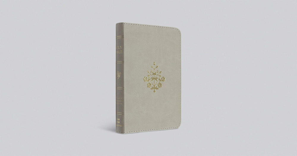ESV Compact Bible, TruTone, Stone, Branch Design - Re-vived