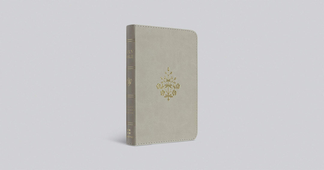 ESV Compact Bible, TruTone, Stone, Branch Design - Re-vived