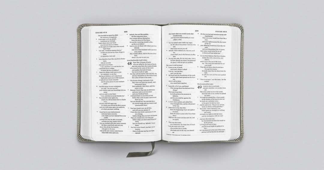 ESV Compact Bible, TruTone, Stone, Branch Design - Re-vived