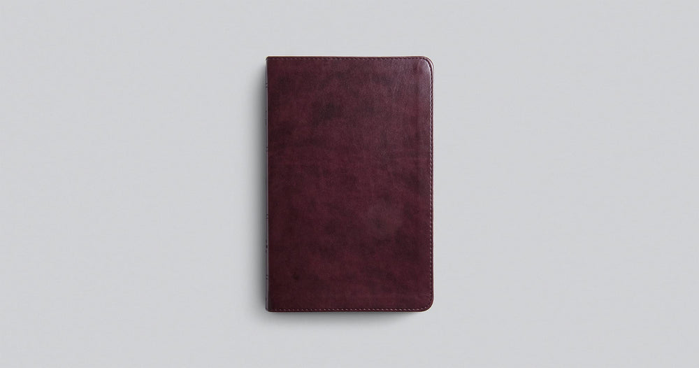 ESV Large Print Thinline Bible, TruTone, Mahogany - Re-vived