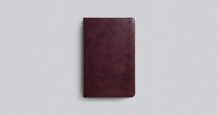 ESV Large Print Thinline Bible, TruTone, Mahogany - Re-vived