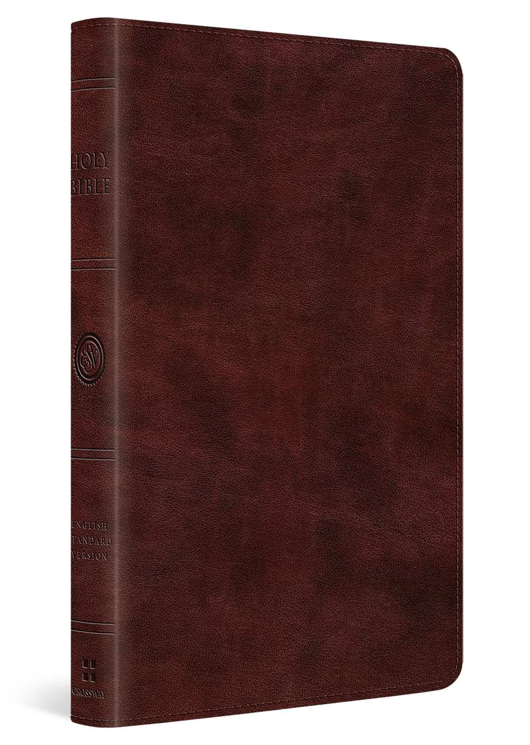 ESV Large Print Thinline Bible, TruTone, Mahogany - Re-vived
