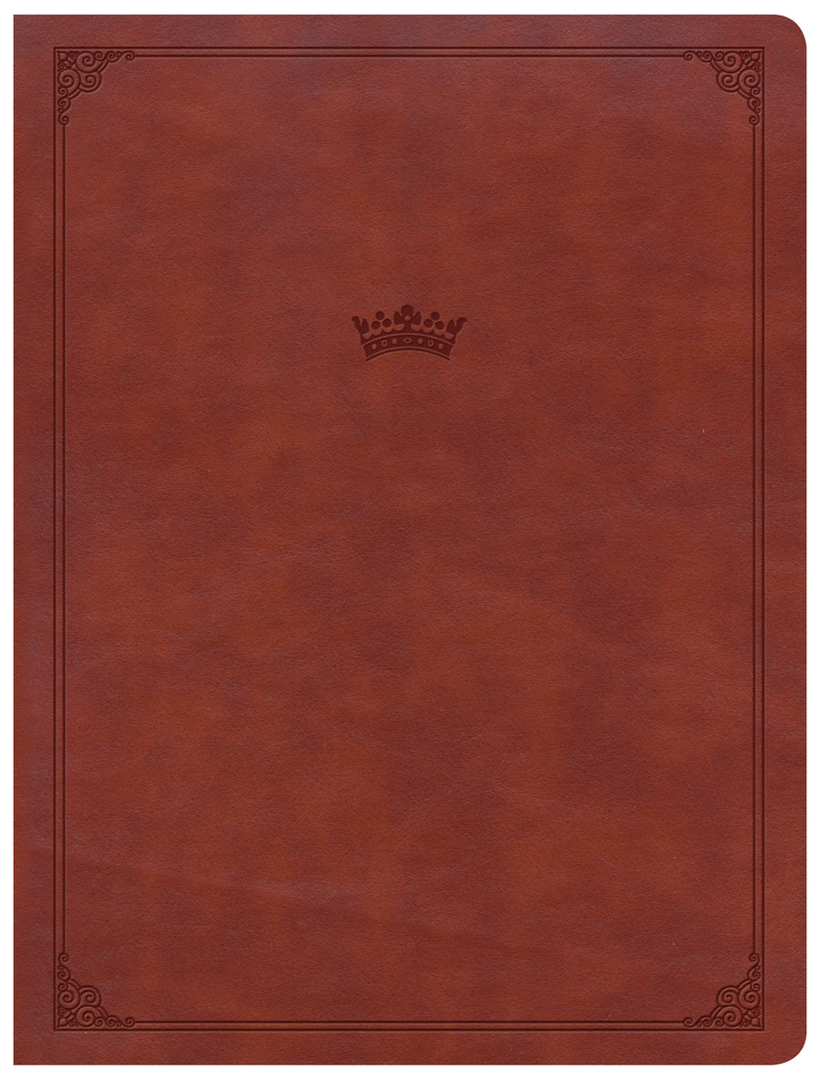 CSB Tony Evans Study Bible, British Tan LeatherTouch, Indexe - Re-vived