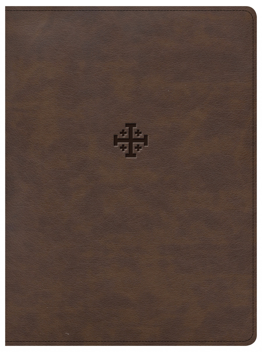 CSB Life Connections Study Bible, Brown, Indexed - Re-vived