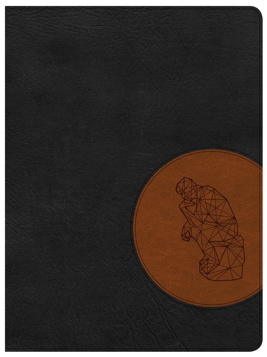 CSB Apologetics Study Bible For Students, Black/Tan Leathertouch - Re-vived
