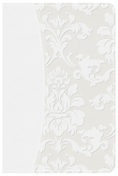 CSB Bride's Bible, White Leathertouch - Re-vived