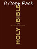 NIV Clear Print Bible 8 Copy Pack - N/A - Re-vived.com