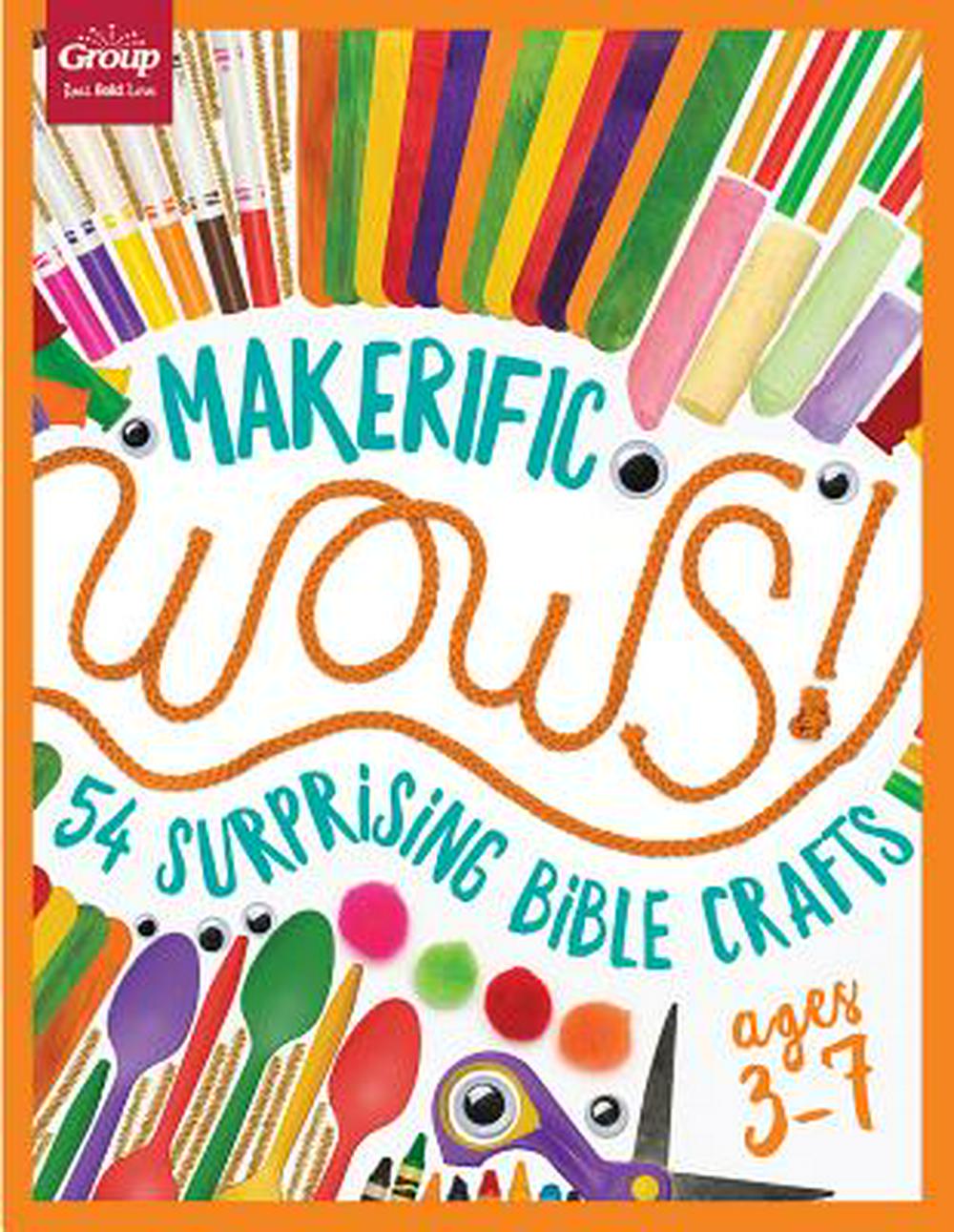 Maker-ific WOWS! 54 Surprising Bible Crafts (3-7yrs) - Re-vived