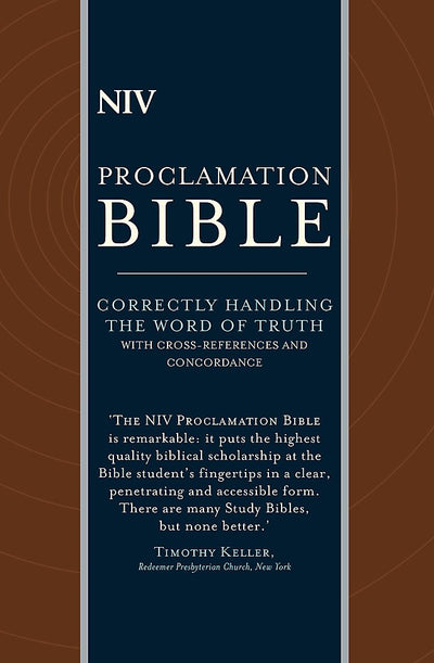 NIV Compact Proclamation Bible Leather - Re-vived