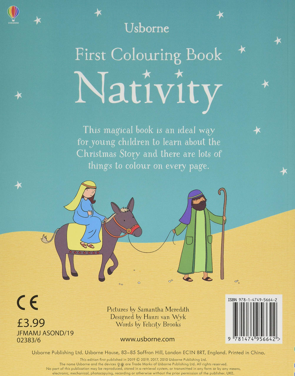 Nativity First Colouring Book - Re-vived