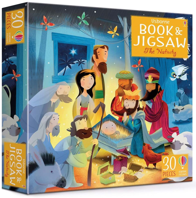 Book and Jigsaw: The Nativity