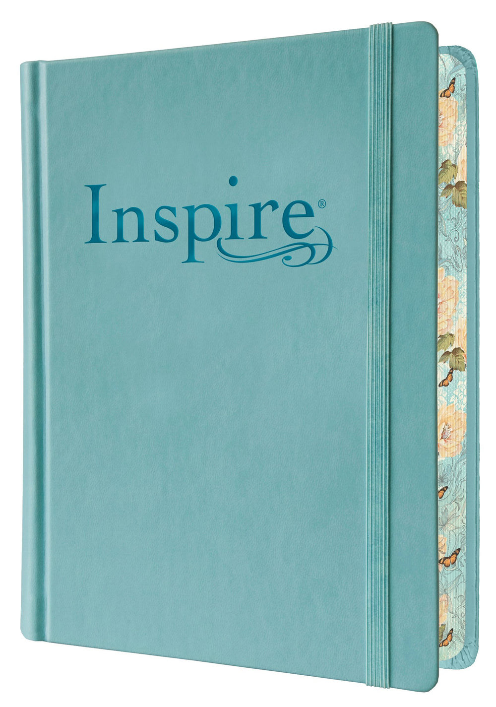 NLT Inspire Bible Large Print, Tranquil Blue - Re-vived