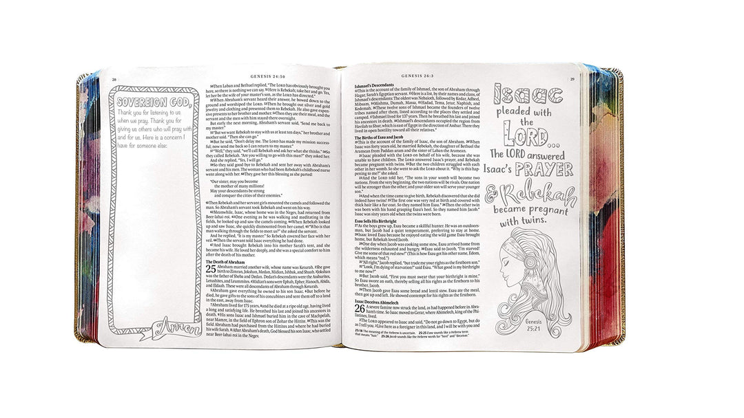 NLT Inspire PRAYER Bible, Hardcover, Metallic Gold - Re-vived