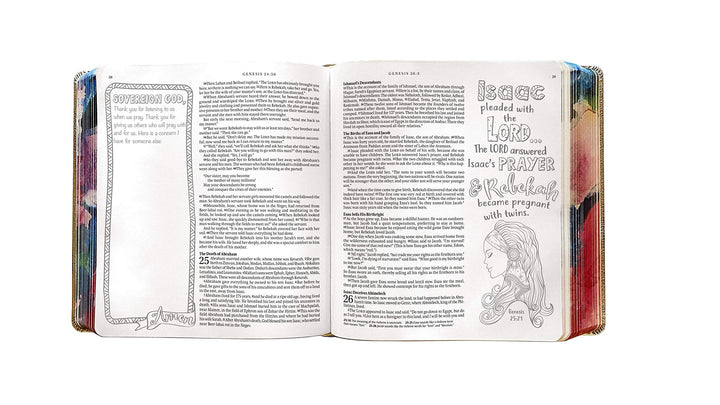NLT Inspire PRAYER Bible, Hardcover, Metallic Gold - Re-vived