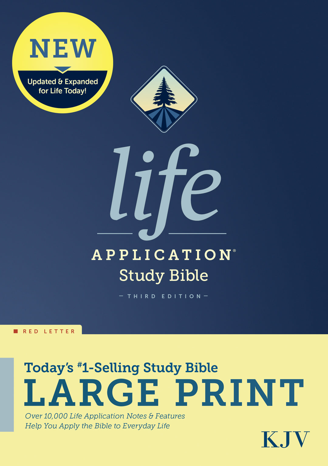 KJV Life Application Study Bible, Third Edition, Large Print - Re-vived