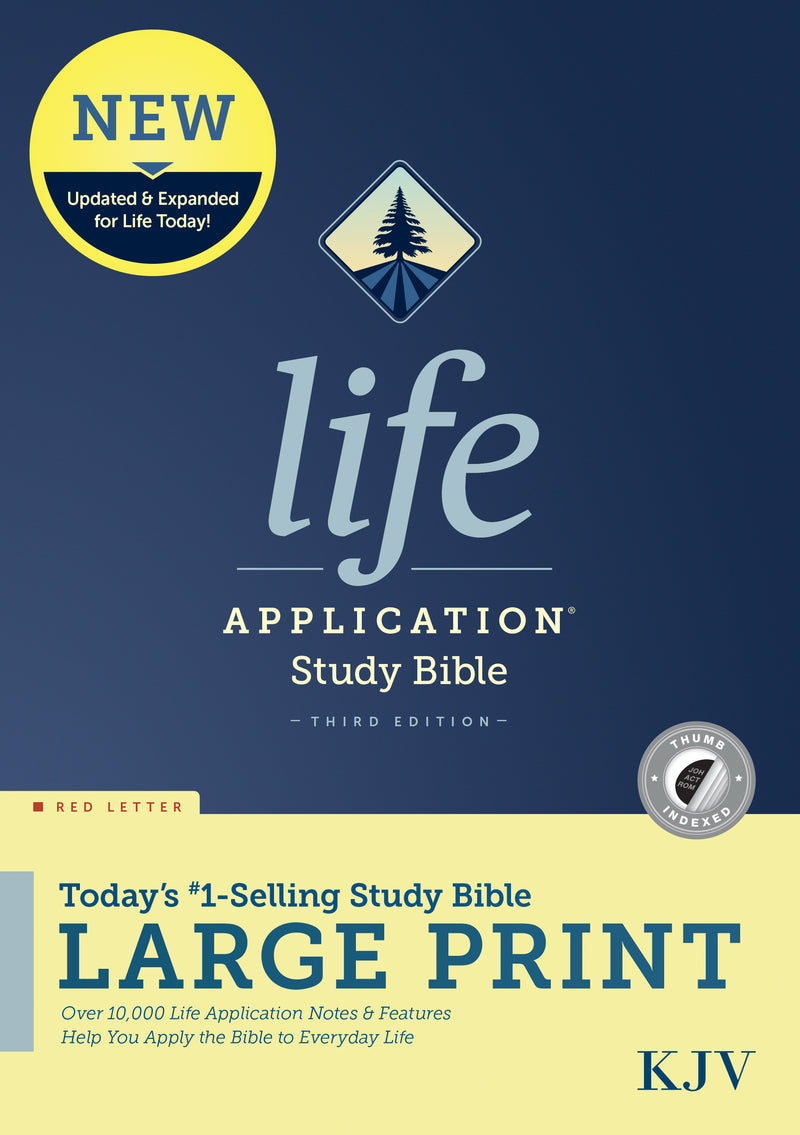 KJV Life Application Study Bible, Third Edition, Large Print