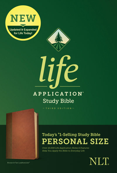NLT Life Application Study Bible, Third Edition, Brown - Re-vived