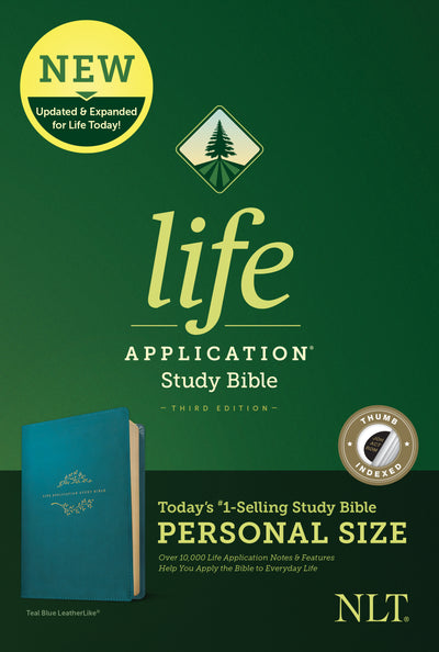 NLT Life Application Study Bible, Third Edition, Teal, Index - Re-vived