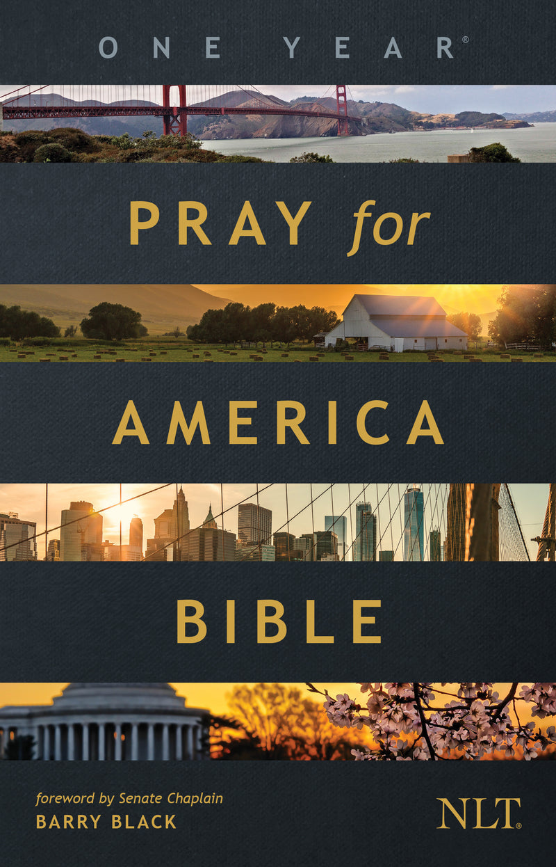 The One Year Pray for America Bible NLT (Softcover) - Re-vived