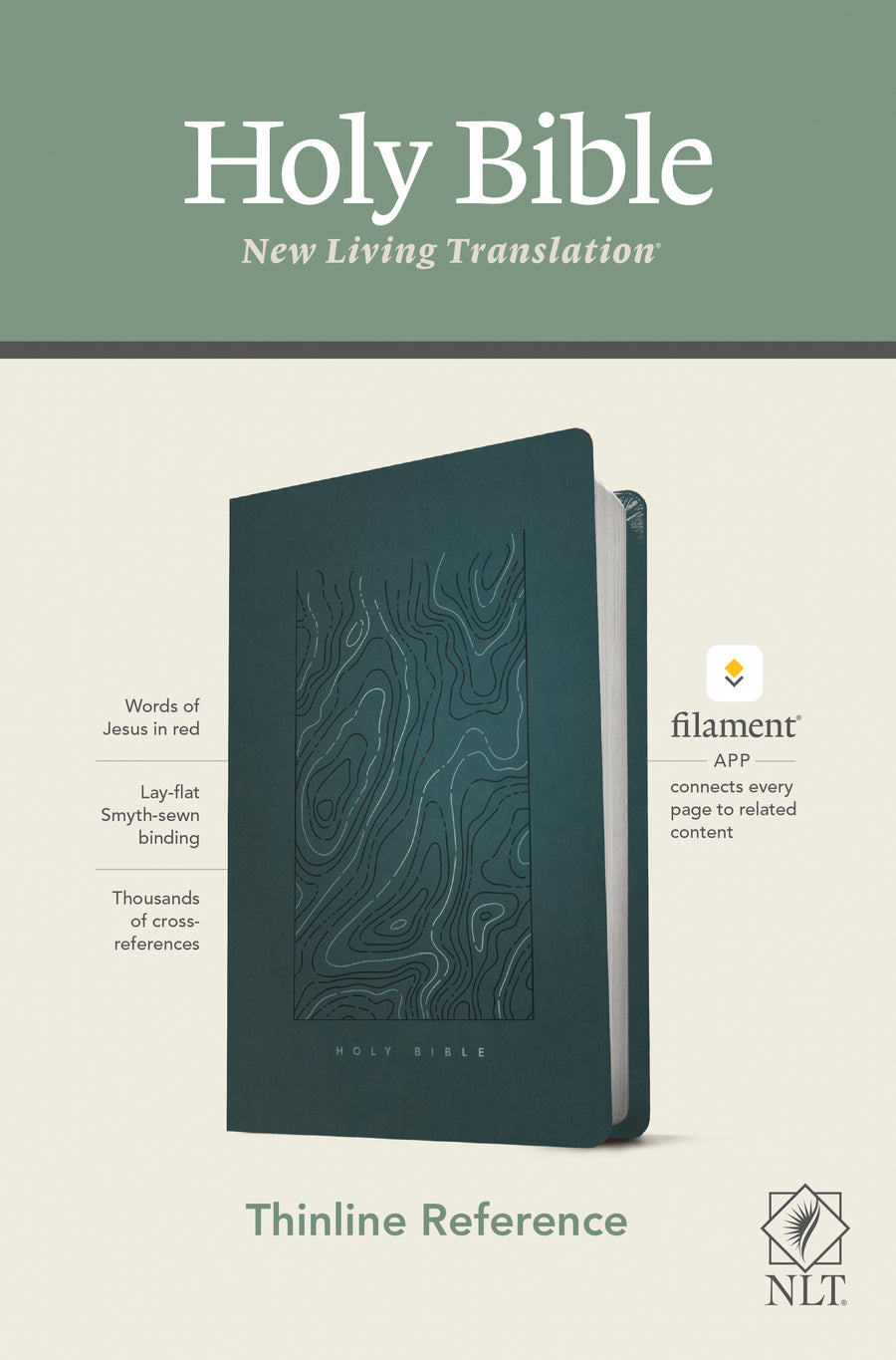 NLT Thinline Reference Bible, Filament Enabled Edition - Re-vived