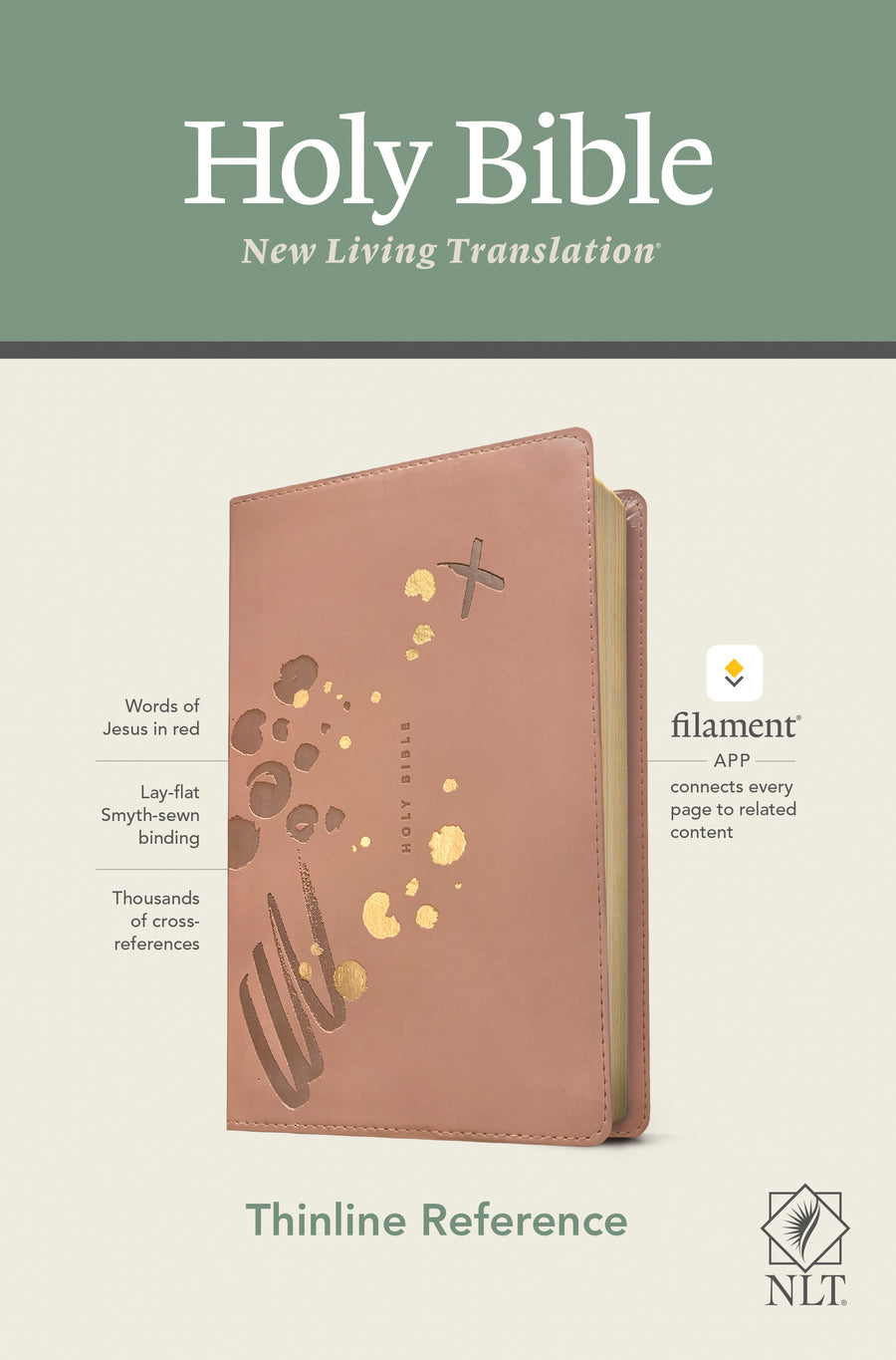 NLT Thinline Reference Bible, Filament Enabled Edition - Re-vived