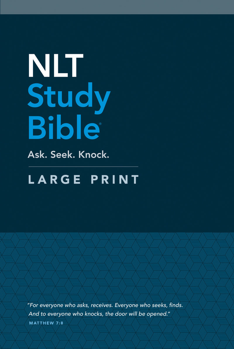 NLT Study Bible Large Print (Red Letter, Hardcover) - Re-vived