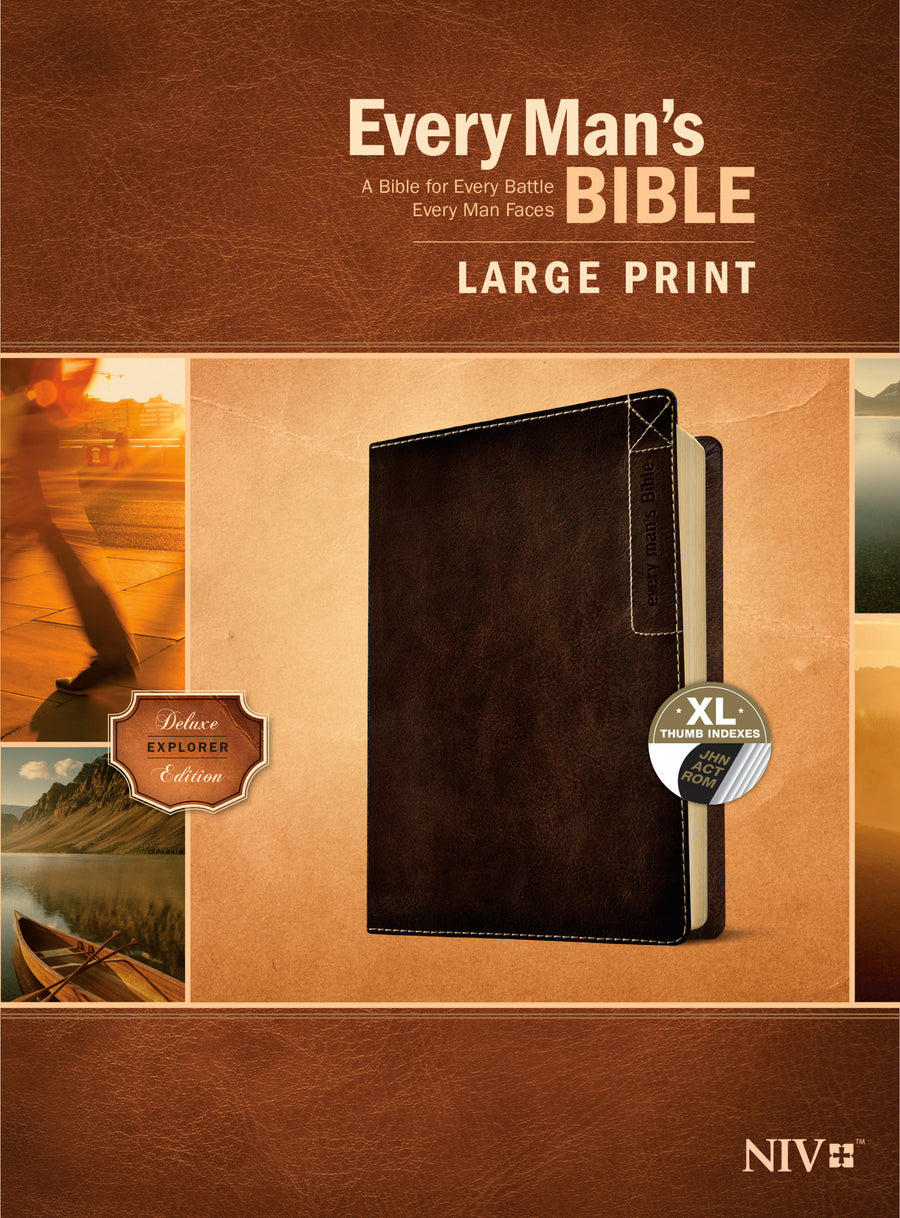 Every Man’s Bible NIV, Large Print, Deluxe Explorer Edition - Re-vived