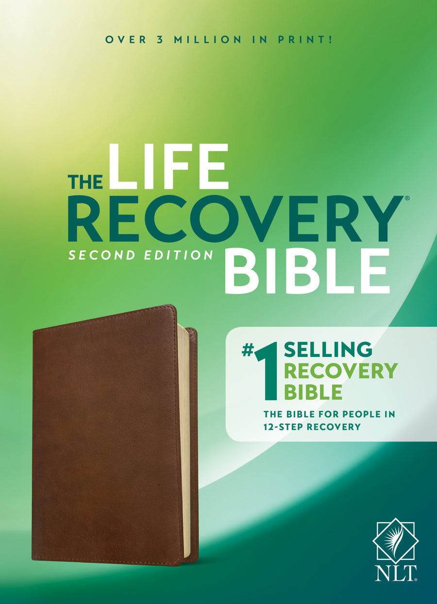 NLT Life Recovery Bible, Second Edition, Rustic Brown - Re-vived
