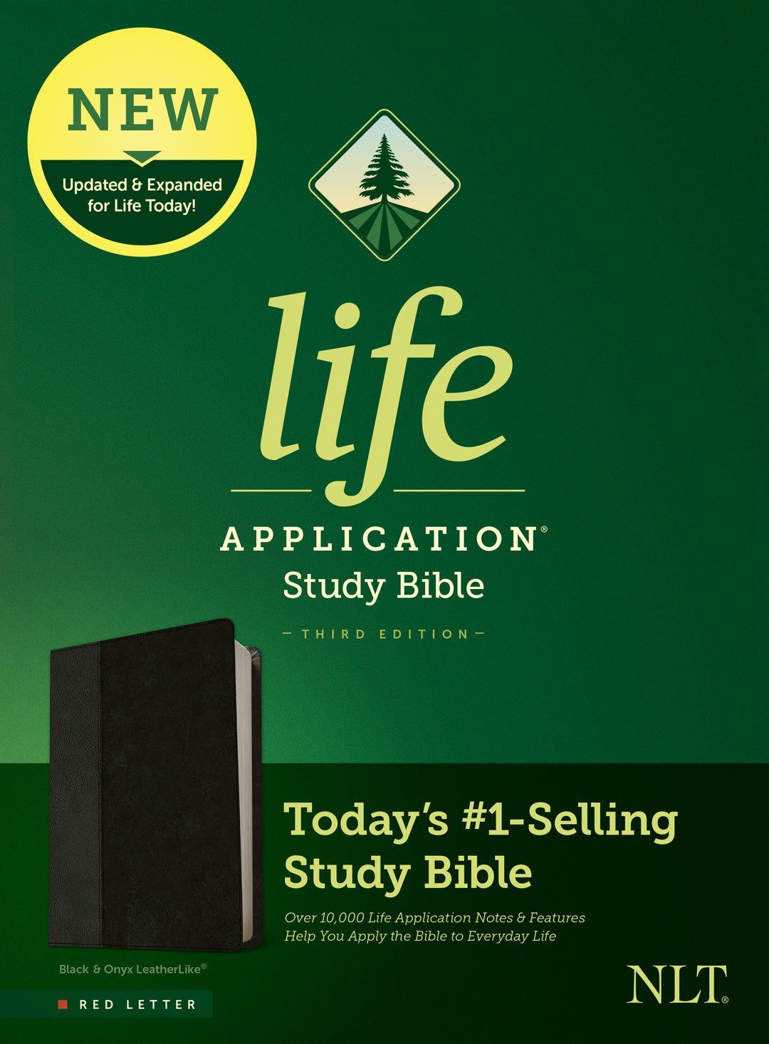 NLT Life Application Study Bible, Third Edition, Black - Re-vived