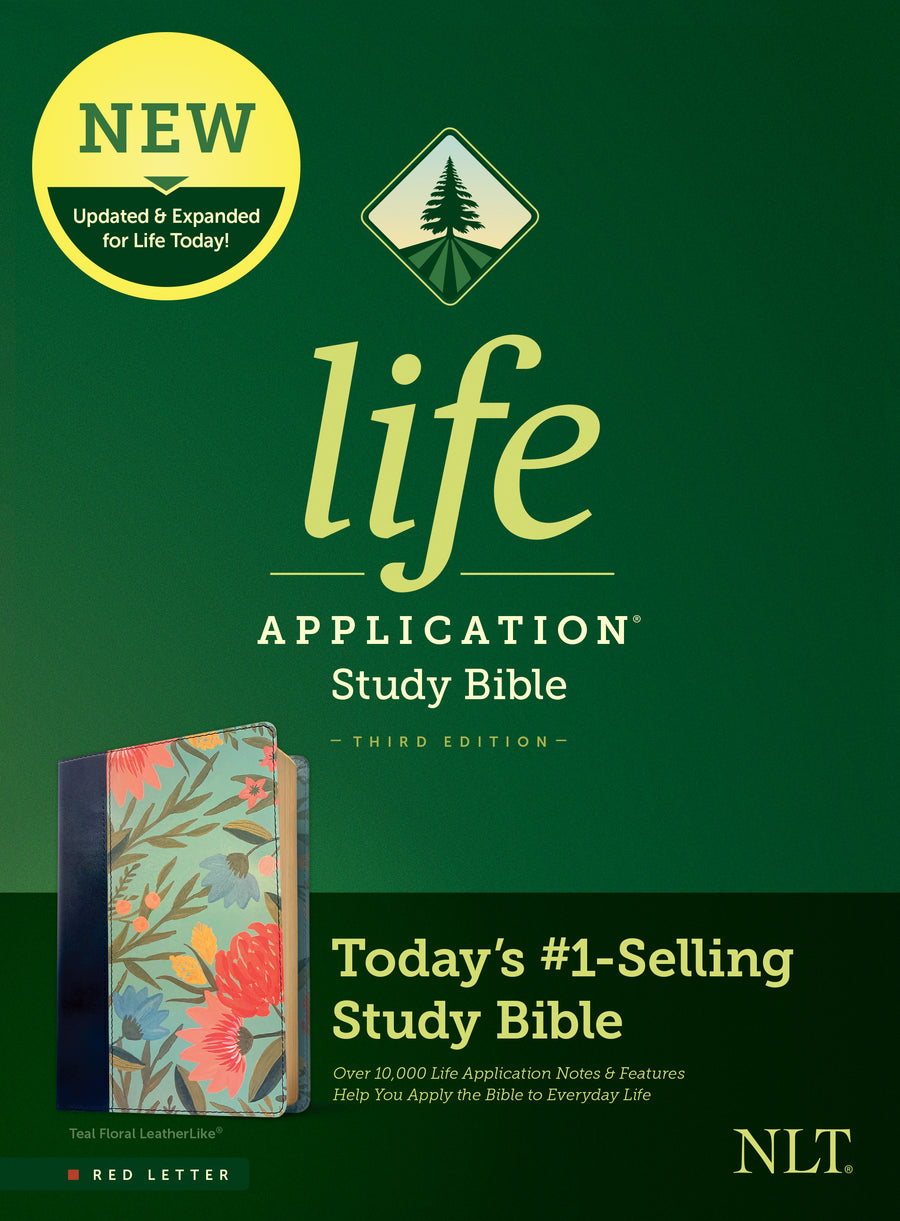 NLT Life Application Study Bible, Third Edition, Teal - Re-vived