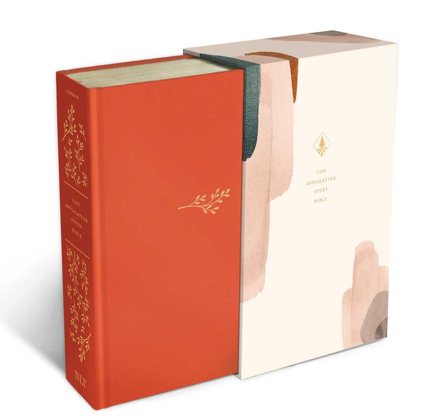 NLT Life Application Study Bible, Third Edition, Coral - Re-vived