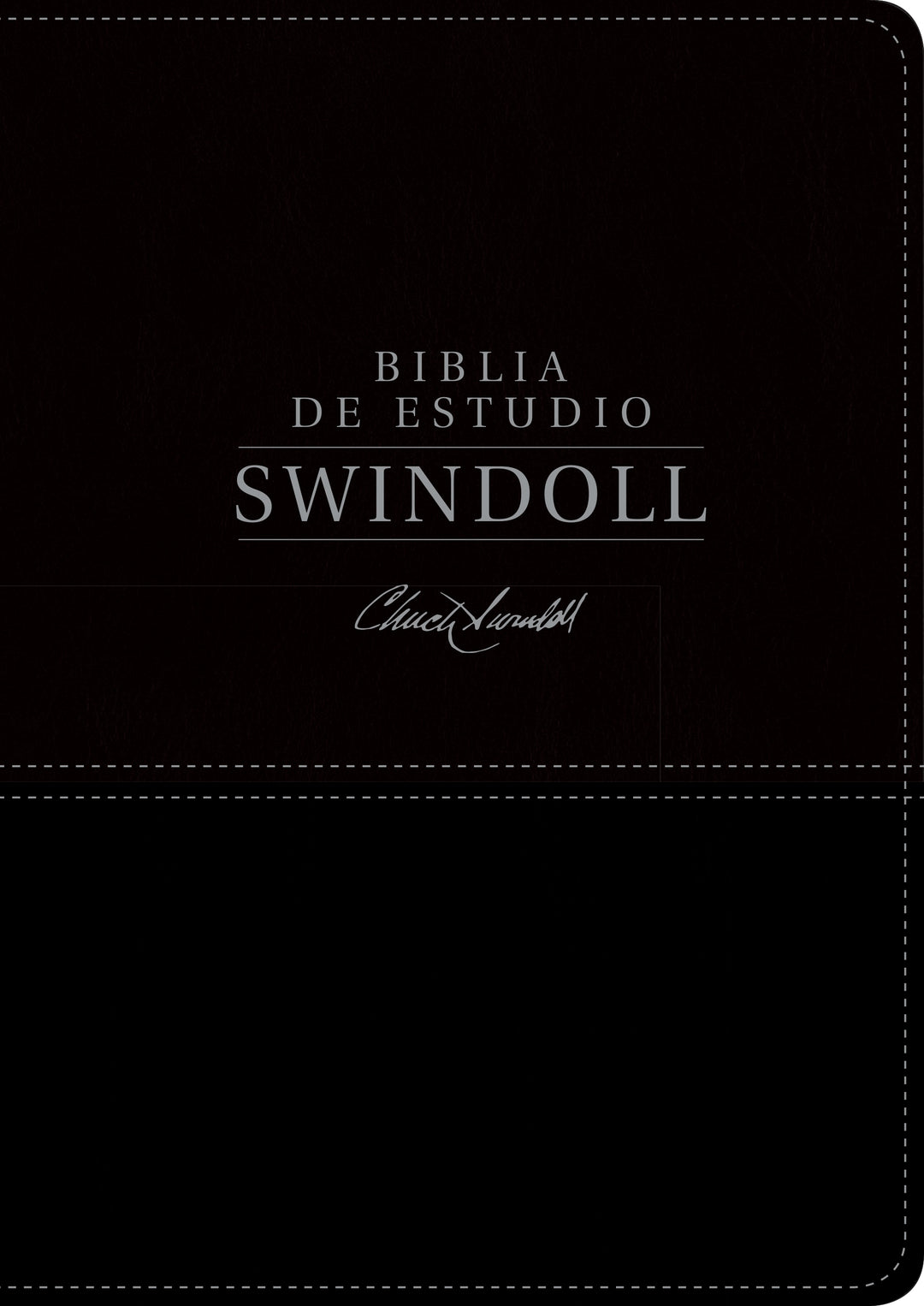 Biblia de estudio Swindoll NTV, SentiPiel, Negro, Índice - Re-vived