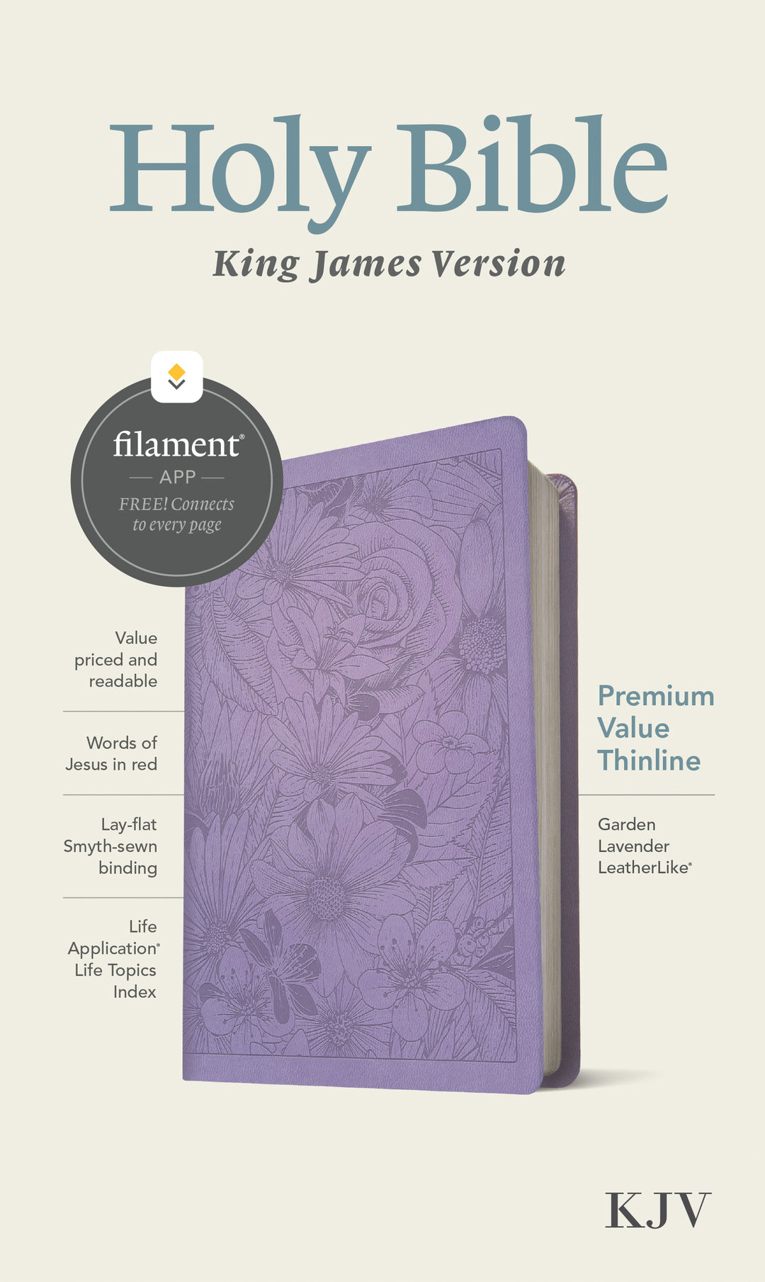 KJV Premium Value Thinline Bible, Filament Enabled Edition ( - Re-vived