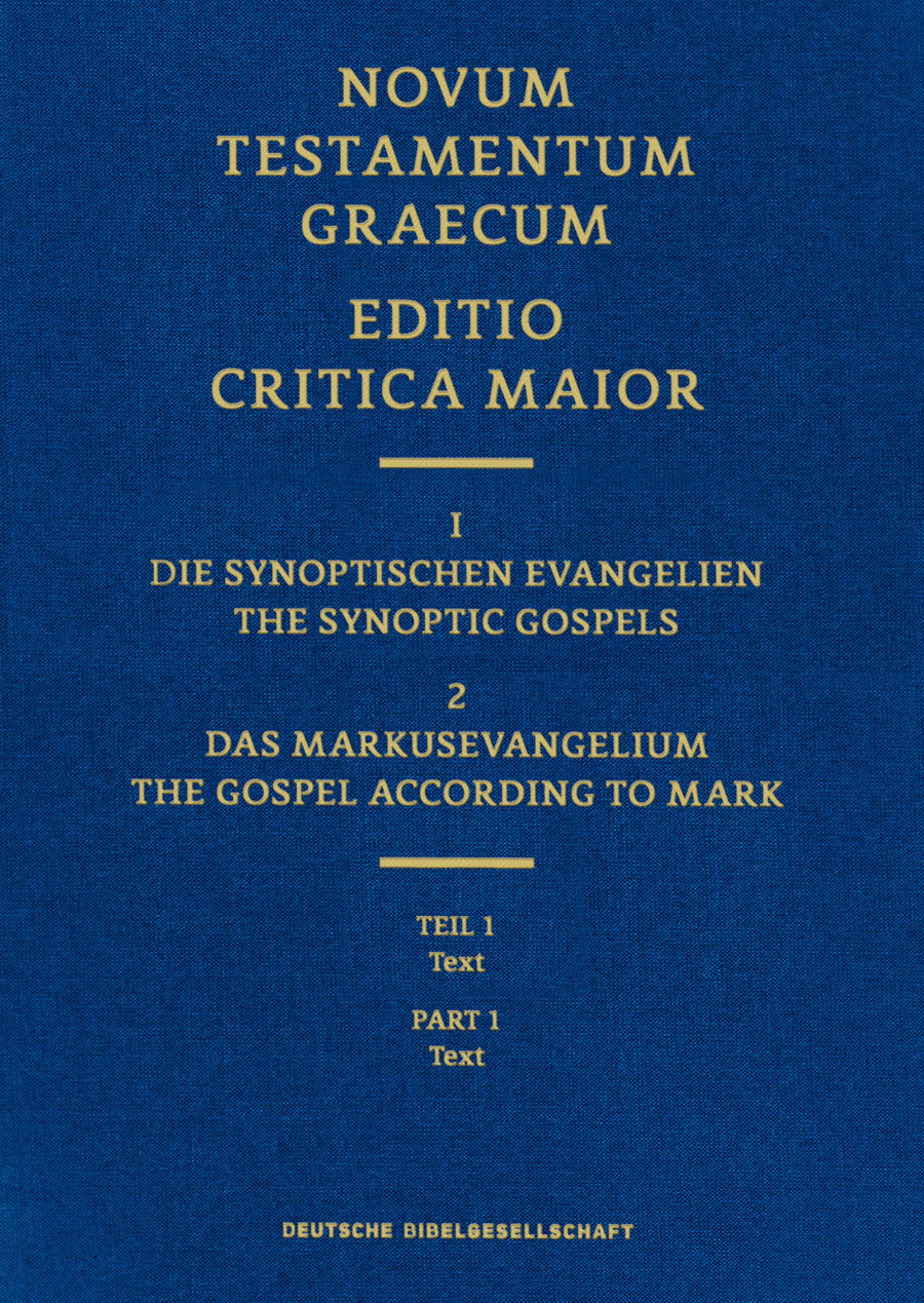 The Gospel of Mark, Editio Critica Maior 2.1 - Re-vived