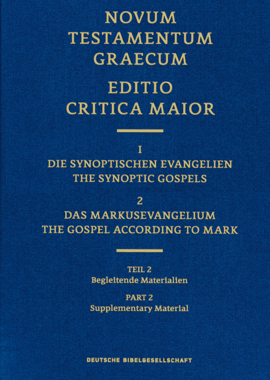The Gospel of Mark, Editio Critica Maior 2.2 - Re-vived