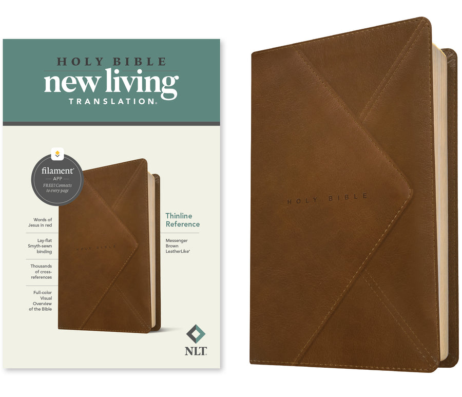 NLT Thinline Reference Bible, Filament Enabled Edition (Leat - Re-vived