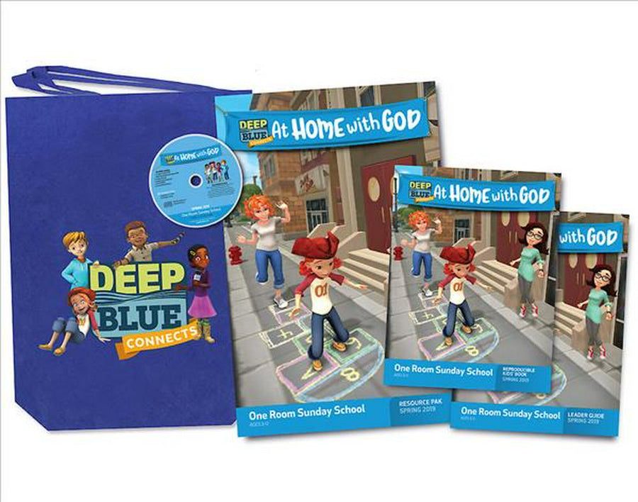 Deep Blue Connects At Home With God One Room Sunday School K - Re-vived