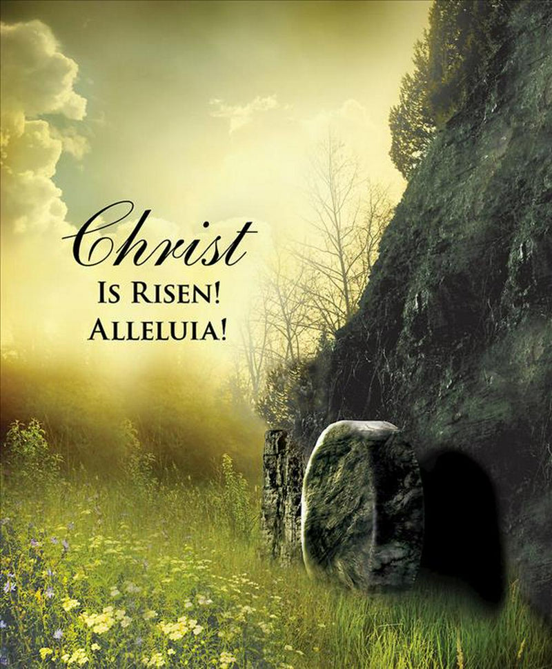 Christ Sunrise Easter Bulletin, Large (Pkg of 50)