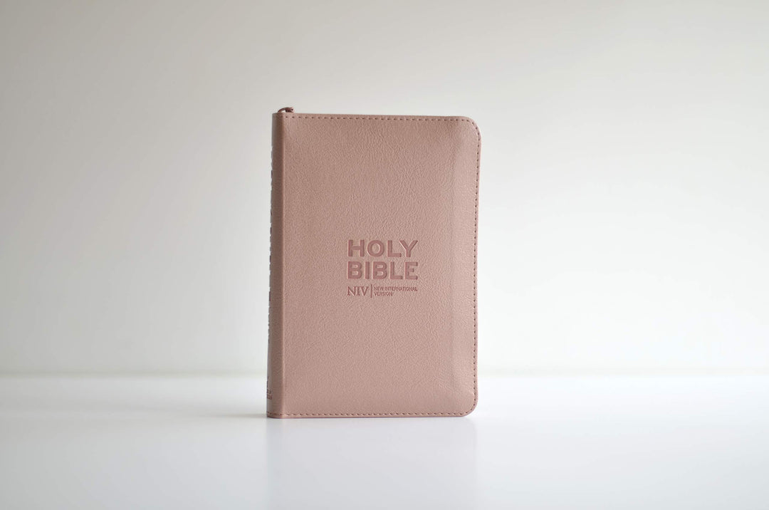 NIV Pocket Soft-tone Bible, Rose Gold - Re-vived