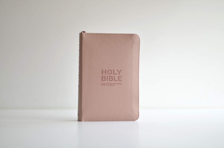 NIV Pocket Soft-tone Bible, Rose Gold - Re-vived