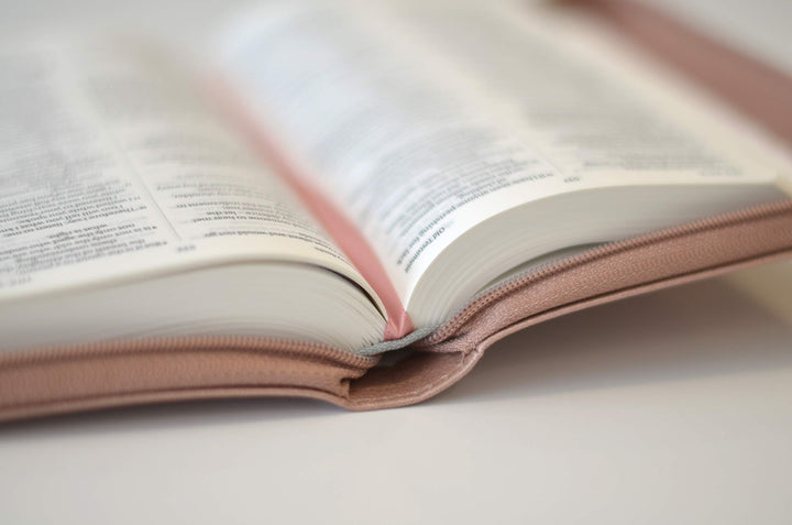 NIV Pocket Soft-tone Bible, Rose Gold - Re-vived