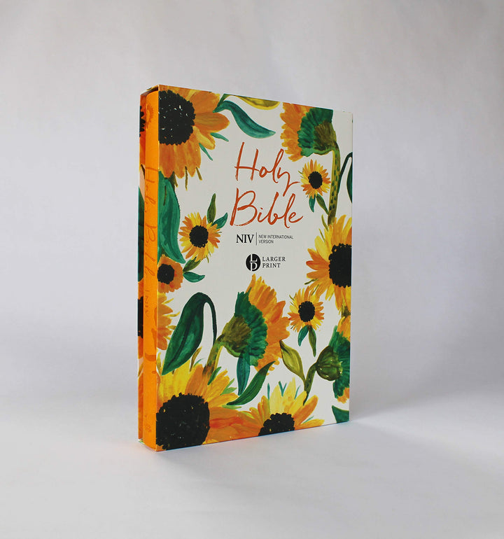NIV Larger Print Bible, Sunflowers - Re-vived